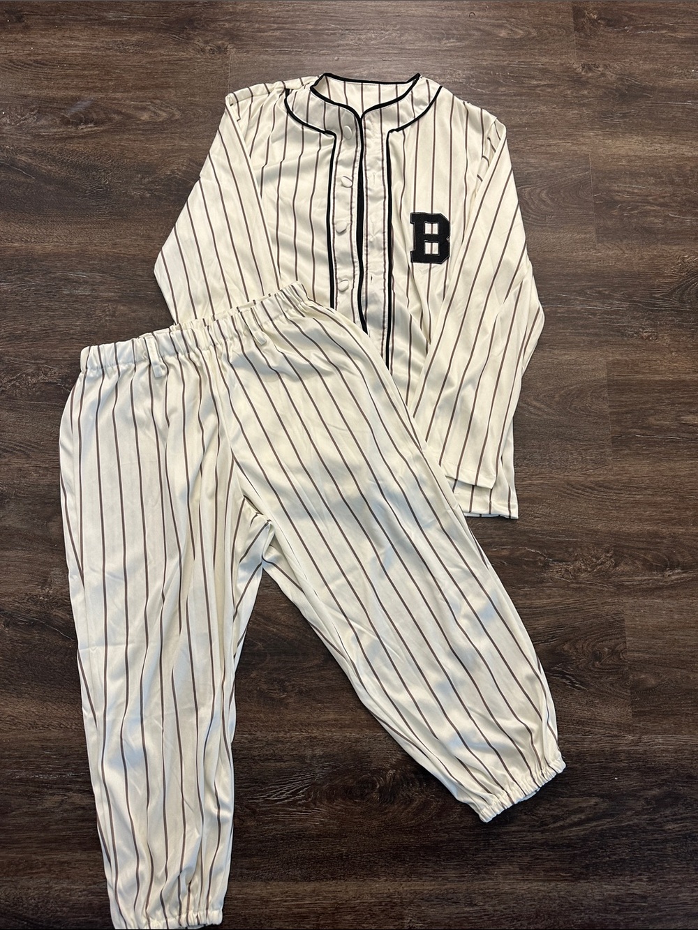 Men’s Adult Vintage Baseball Costume Sz. Medium